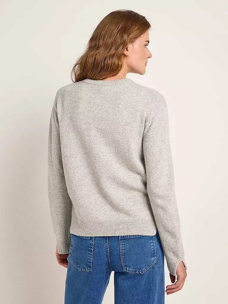 LANIUS | Strickjacke Boxy Fit | Gris