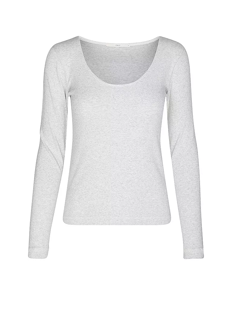 LANIUS | T-shirt à manches longues | hellgrau