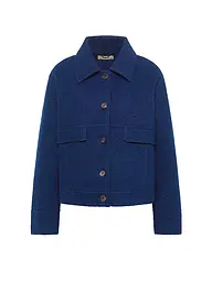 LANIUS | Veste en laine foulée | Bleu