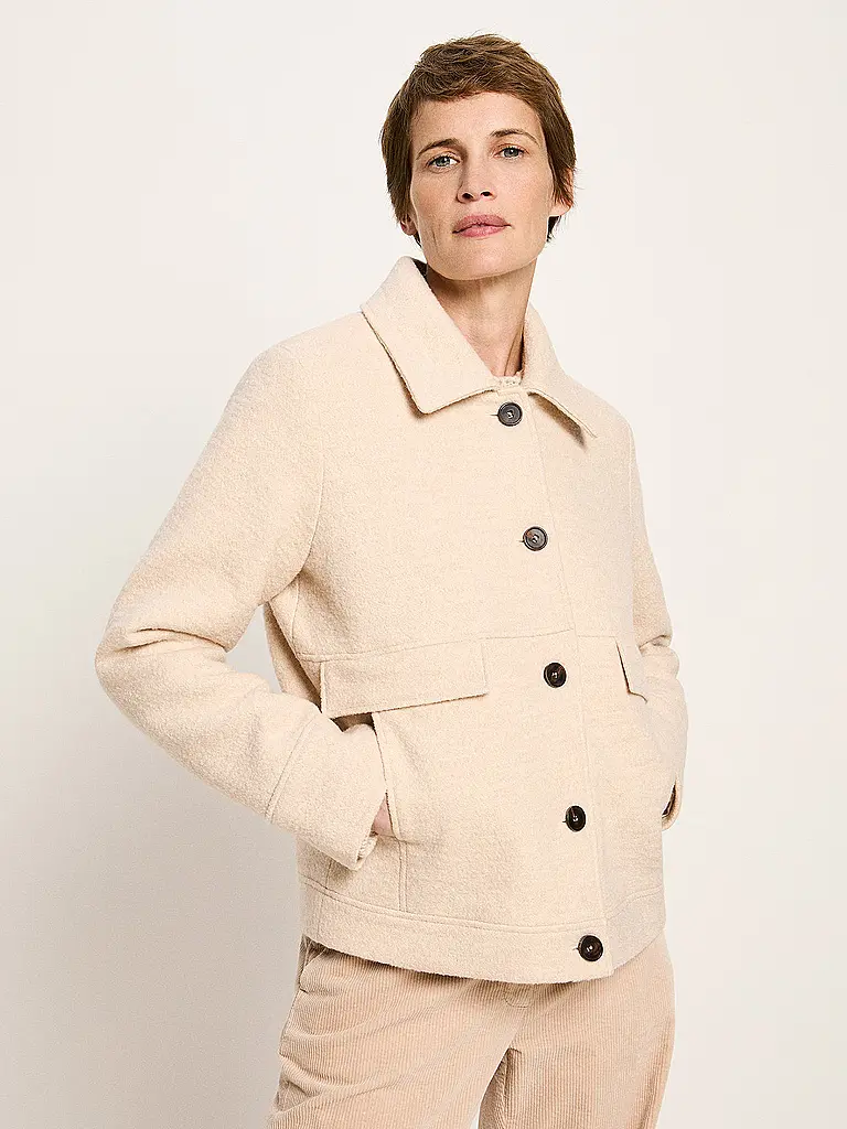 LANIUS | Veste en laine foulée | 