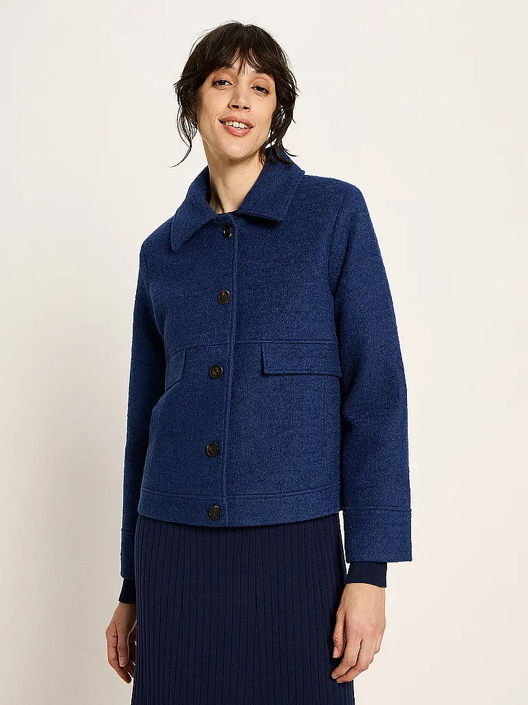 LANIUS | Veste en laine foulée | 
