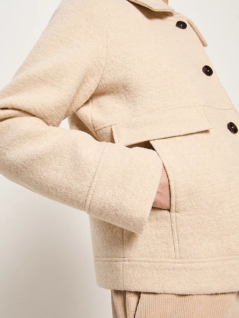 LANIUS | Veste en laine foulée | 