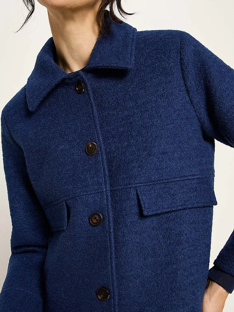 LANIUS | Veste en laine foulée | 