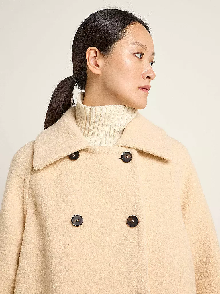 LANIUS | Wollmantel | beige