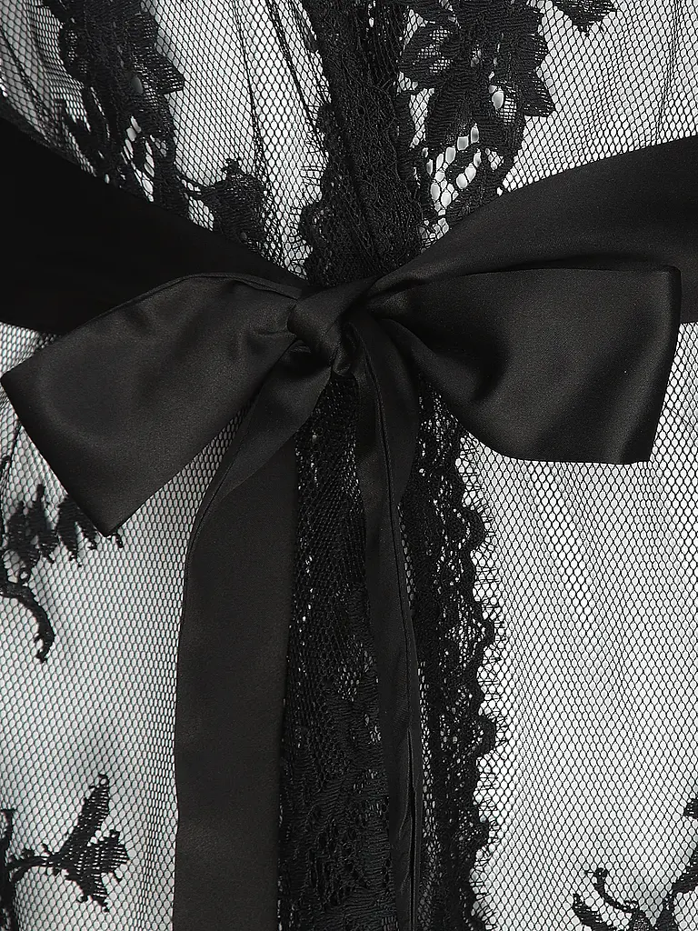 LASCANA | Kimono - Negligé LEO | schwarz