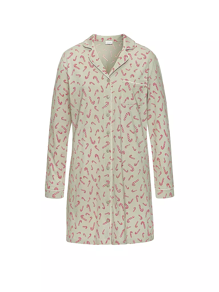 LASCANA | Nachthemd - Sleepshirt LAS XMAS | Vert clair