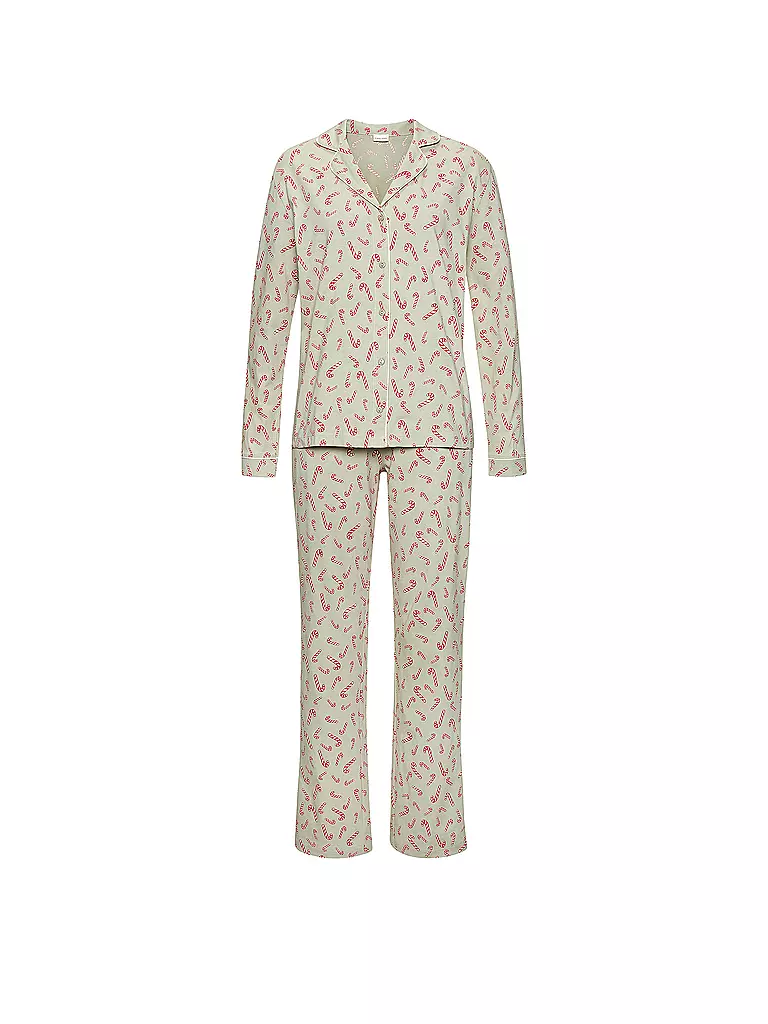 LASCANA | Nom du produit: Pyjama LAS XMAS | Vert clair