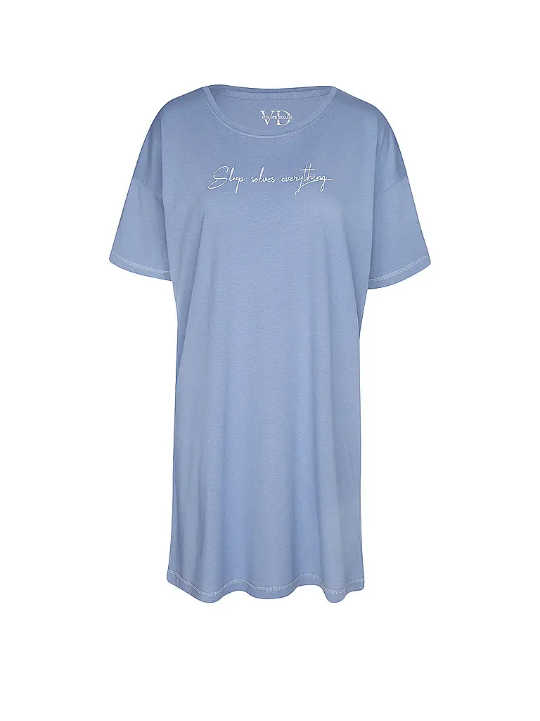 LASCANA | Nuisette - Sleepshirt VIVANCE DREAMS | blau