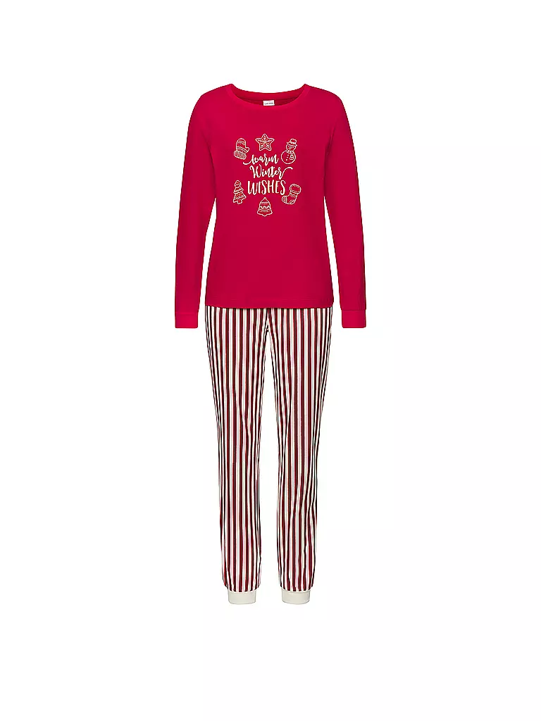 LASCANA | Pyjama LAS XMAS | Rouge