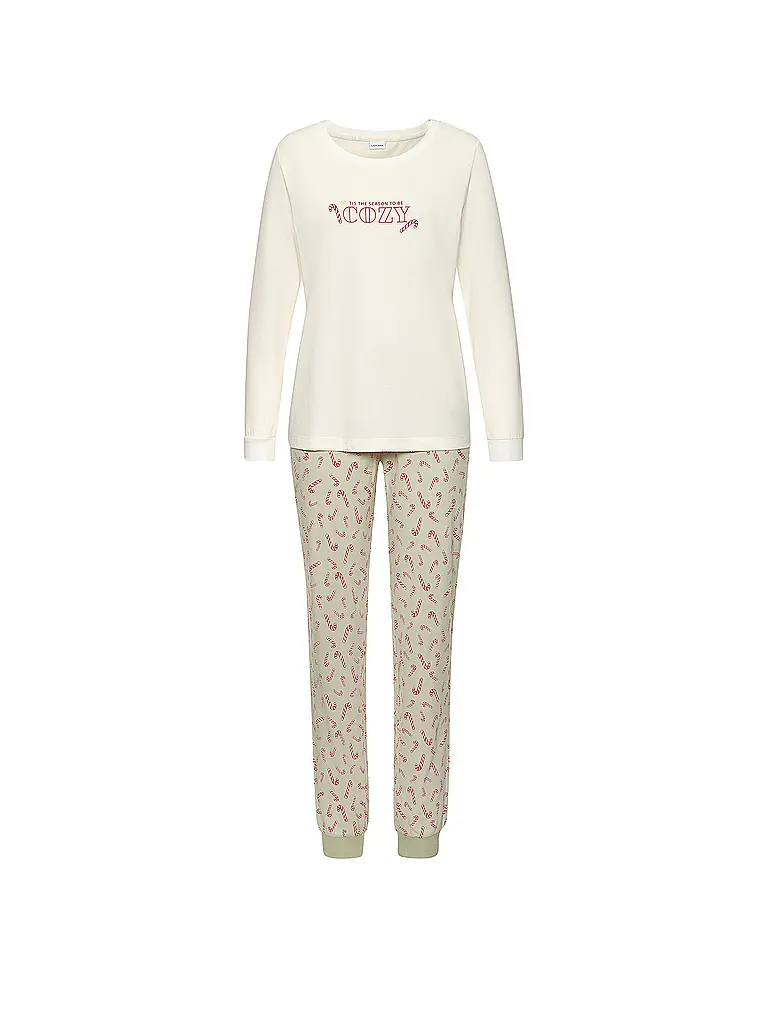 LASCANA | Pyjama LAS XMAS | Vert clair