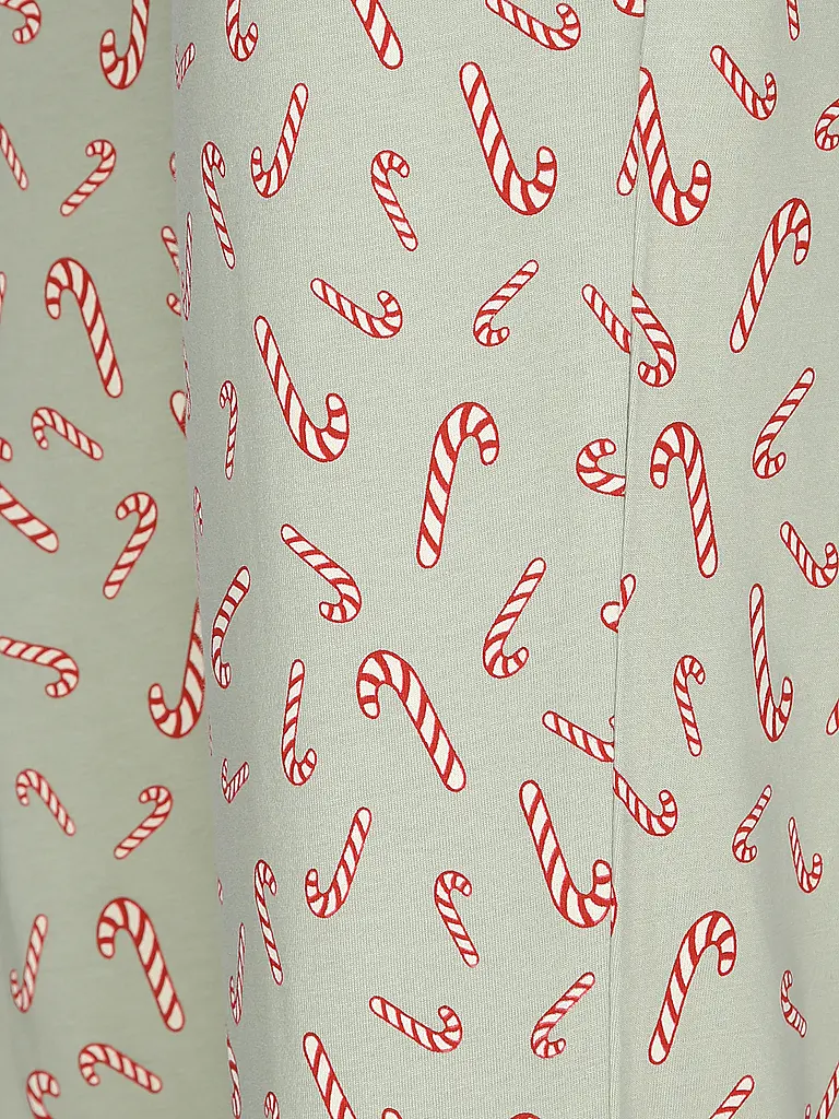 LASCANA | Pyjama LAS XMAS | Vert clair