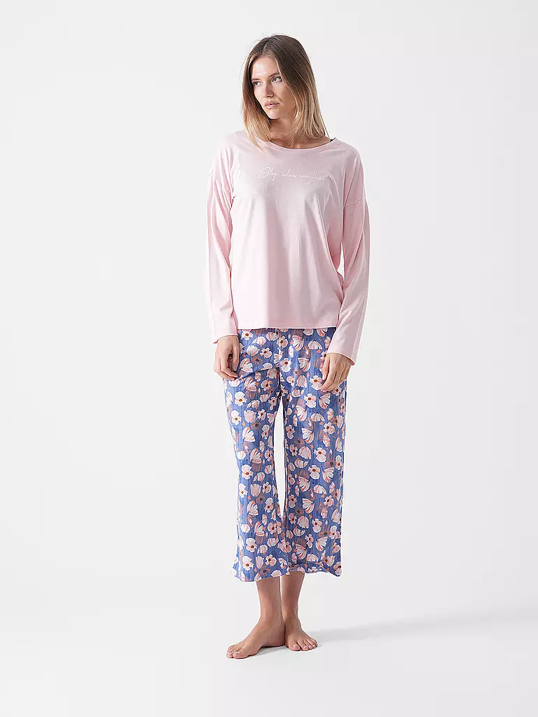 LASCANA | T-shirt à manches longues COZY DREAMS | rosa