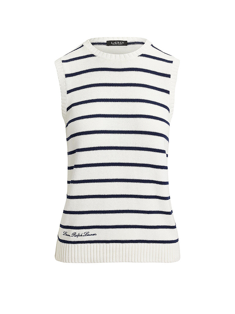 LAUREN+RALPH+LAUREN+Pullunder+PLOVELT+blanc+|+XS