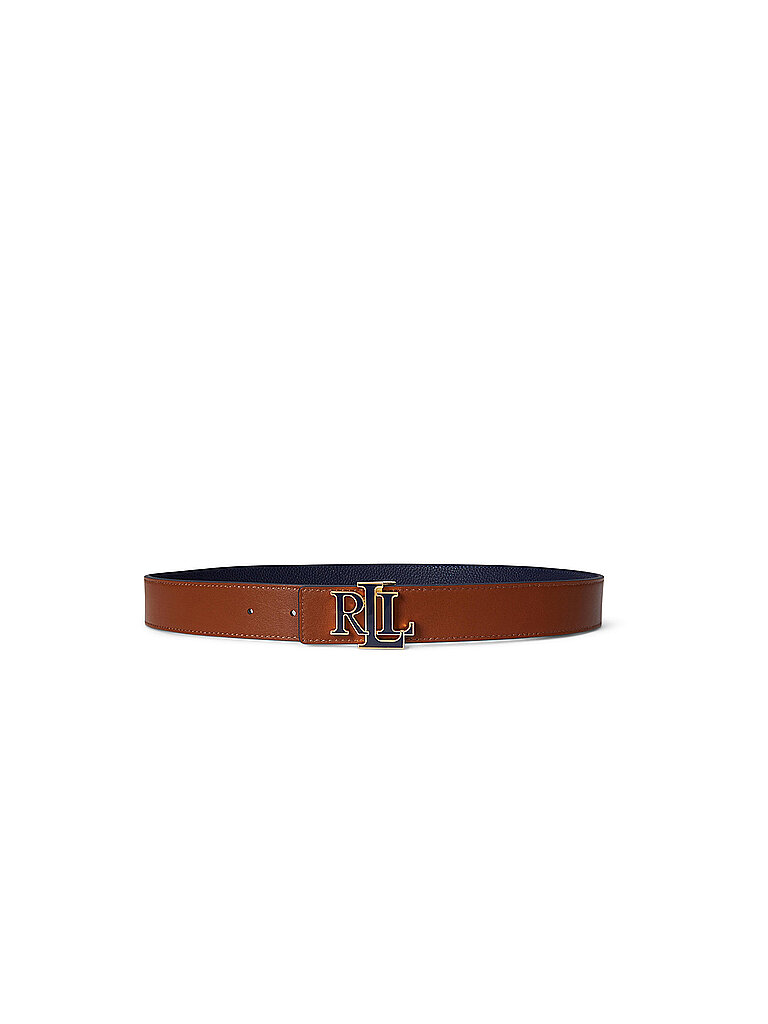 LAUREN+RALPH+LAUREN+Ceinture+reversible+bleu+marine+|+XS