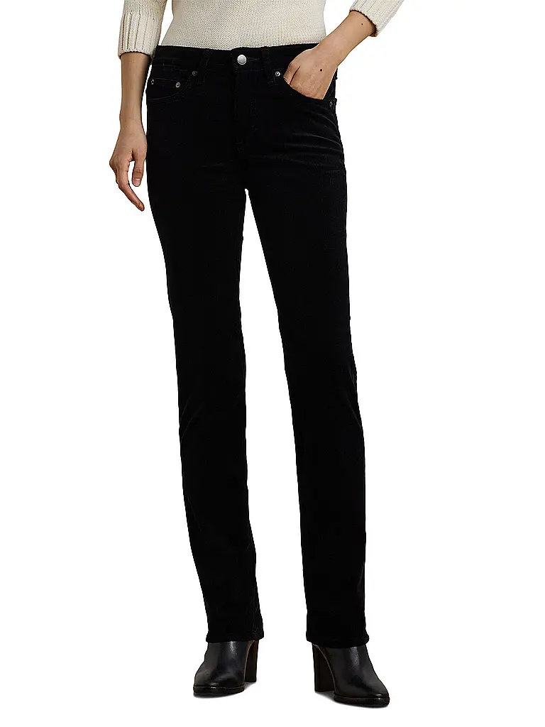 LAUREN RALPH LAUREN | Businesshose  | schwarz