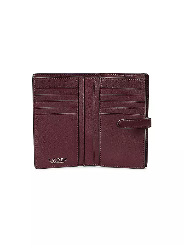 LAUREN RALPH LAUREN | Geldbörse Medium | Rouge foncé