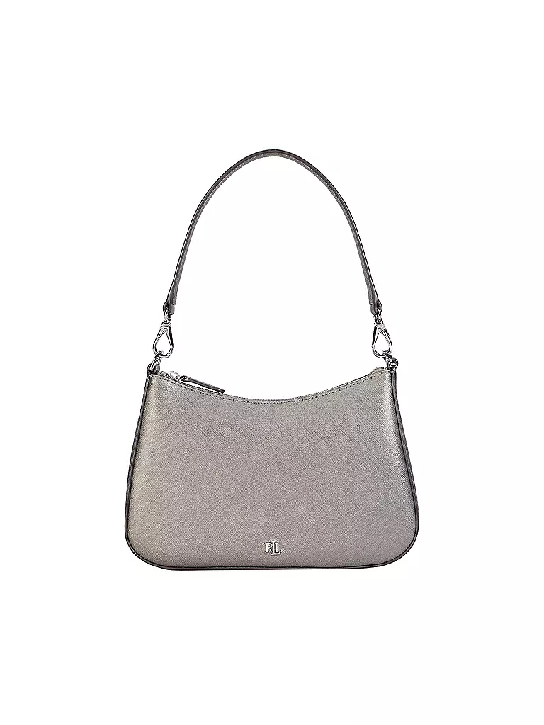LAUREN RALPH LAUREN | Ledertasche - Henkeltasche DANNI 26 Medium | Argent