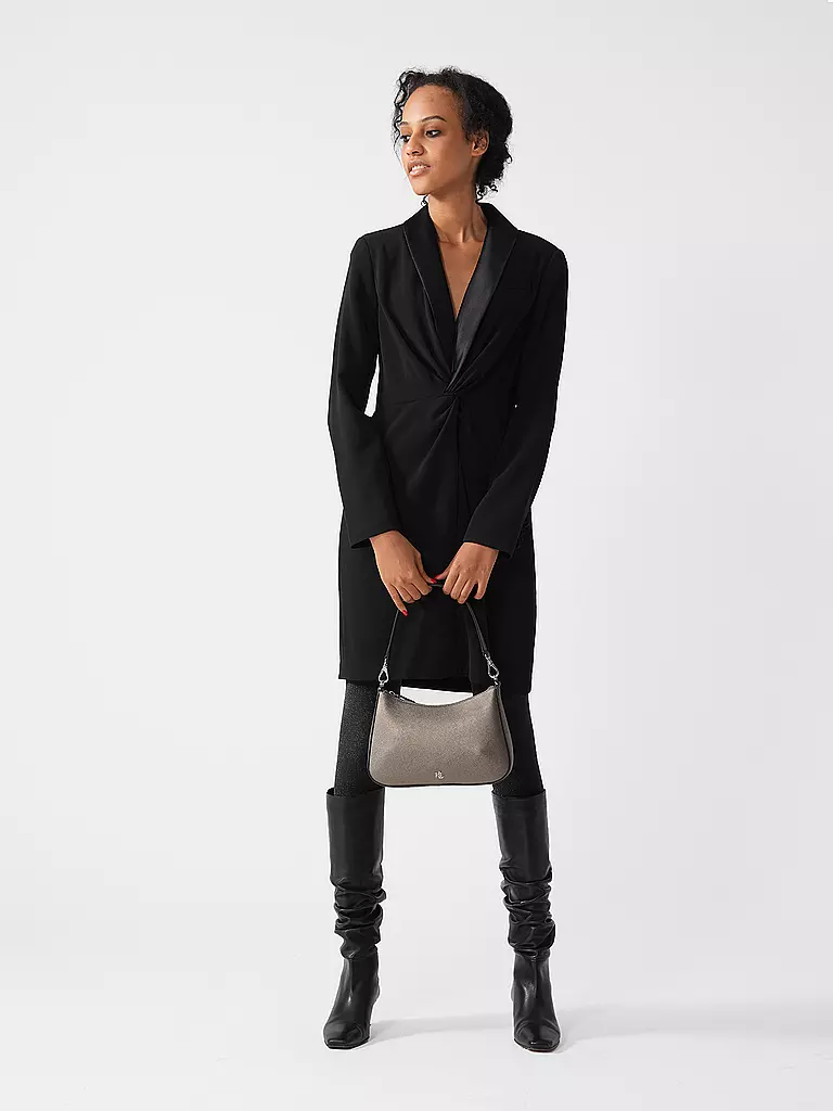 LAUREN RALPH LAUREN | Ledertasche - Henkeltasche DANNI 26 Medium | Argent