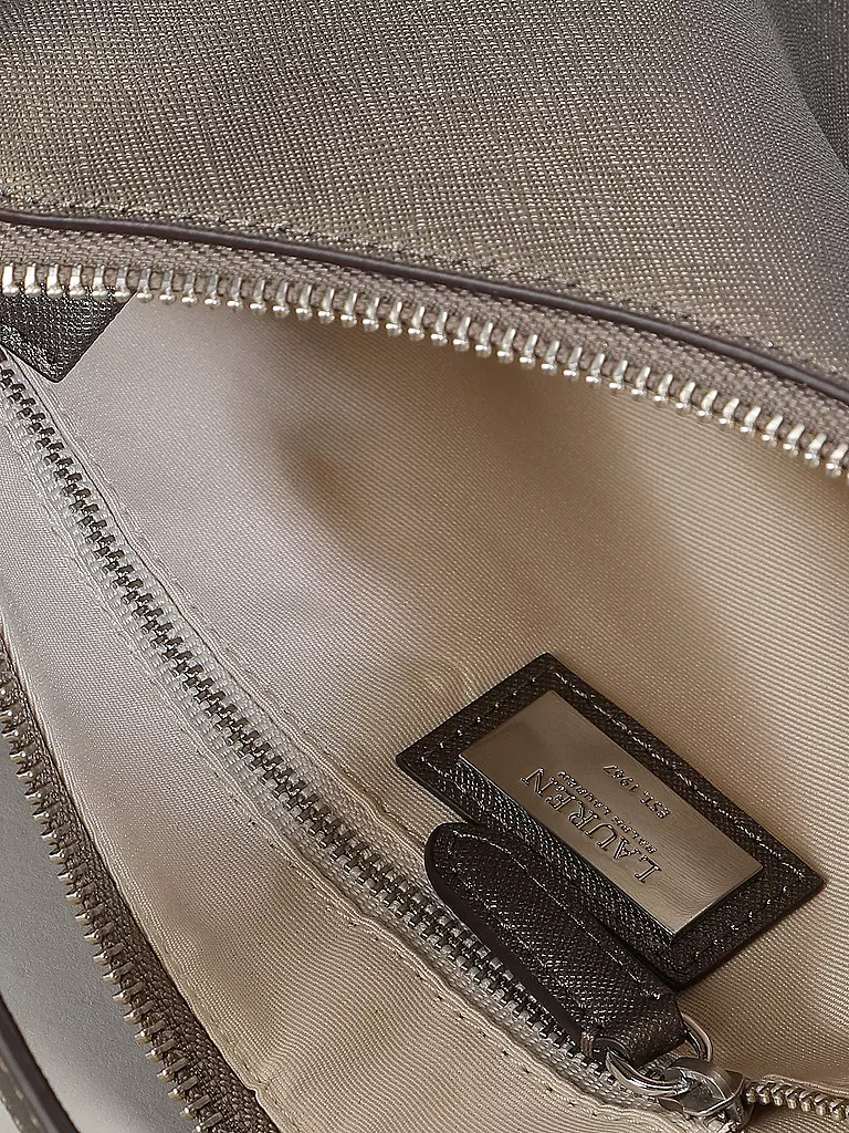 LAUREN RALPH LAUREN | Ledertasche - Henkeltasche DANNI 26 Medium | Argent