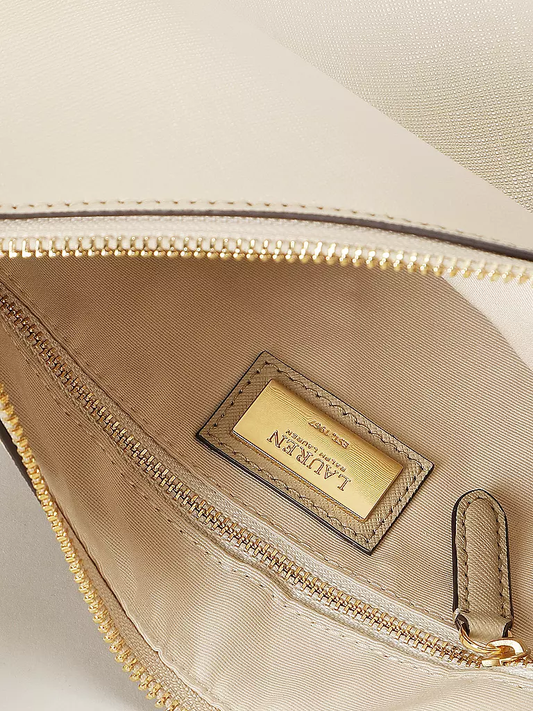 LAUREN RALPH LAUREN | Ledertasche - Henkeltasche DANNI 26 Medium | Crème
