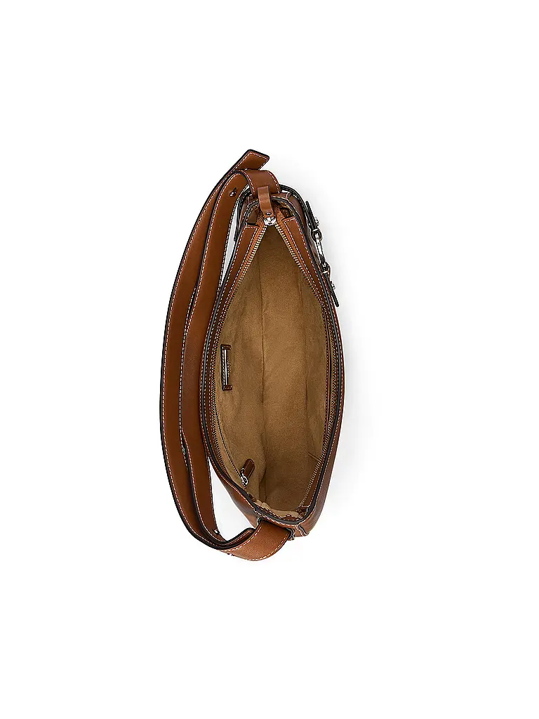 LAUREN RALPH LAUREN | Ledertasche - Hobo Bag TASHA Large | braun