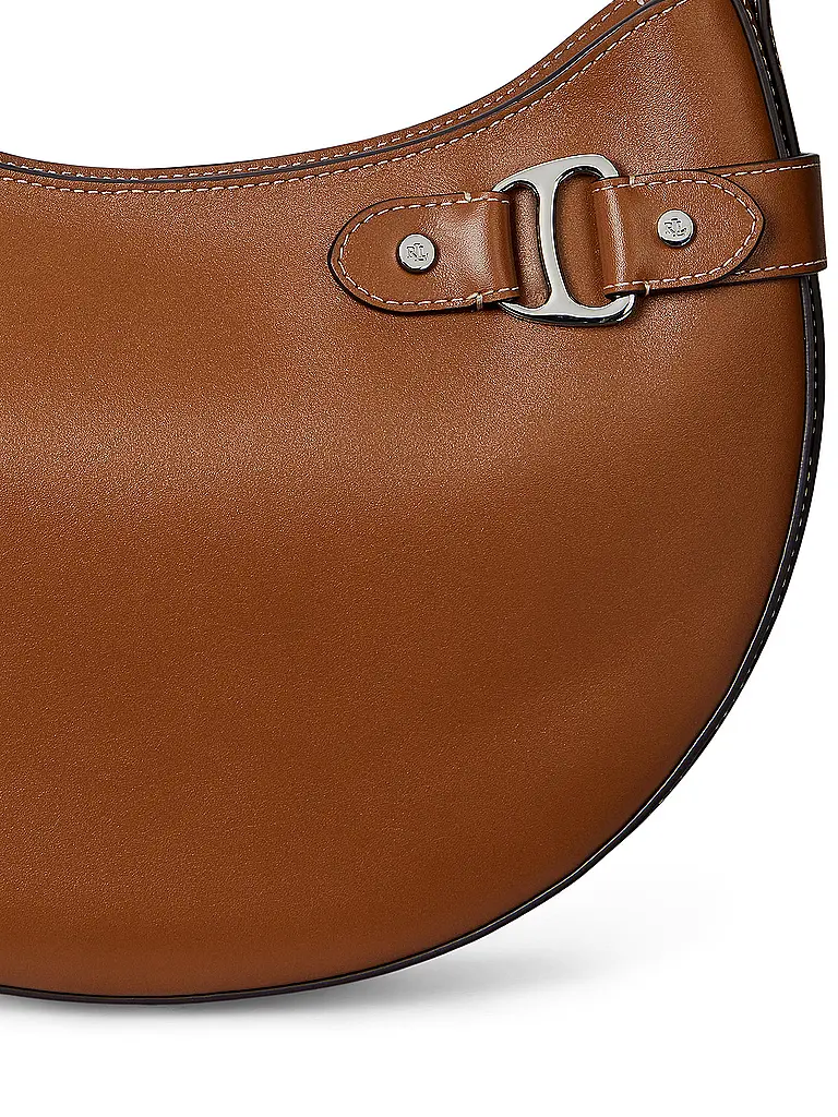 LAUREN RALPH LAUREN | Ledertasche - Hobo Bag TASHA Large | braun