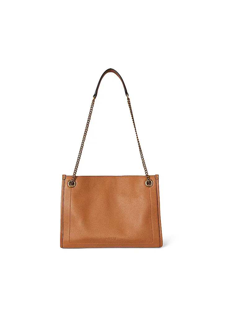 LAUREN RALPH LAUREN | Ledertasche - Shopper BRADLY Medium | camel