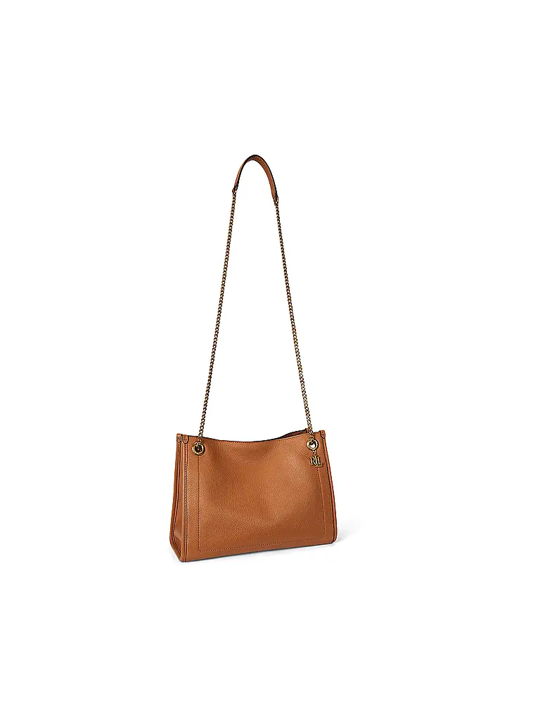 LAUREN RALPH LAUREN | Ledertasche - Shopper BRADLY Medium | camel