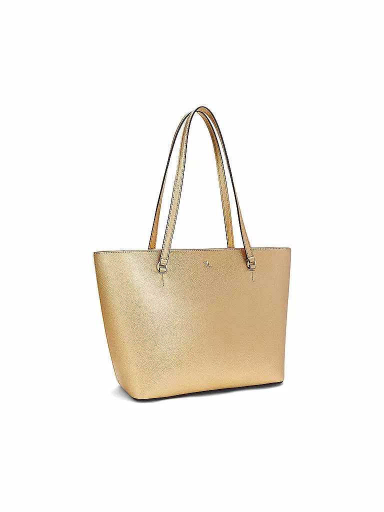 LAUREN RALPH LAUREN | Ledertasche - Shopper KARLY Medium | Or