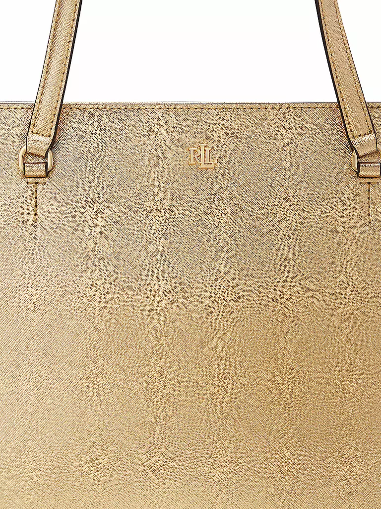 LAUREN RALPH LAUREN | Ledertasche - Shopper KARLY Medium | Or