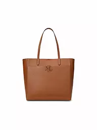 LAUREN RALPH LAUREN | Ledertasche - Shopper Large  | Marron