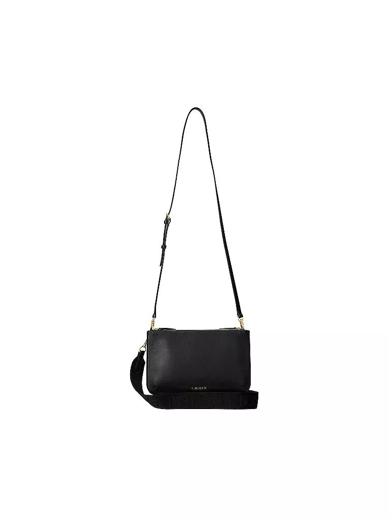 LAUREN RALPH LAUREN | Ledertasche - Umhängetasche LANDYN Medium | Noir