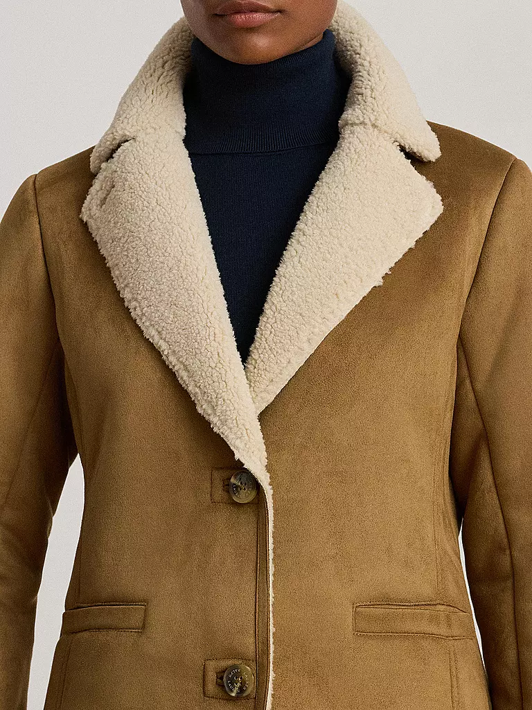 LAUREN RALPH LAUREN | Manteau aspect fourrure | 