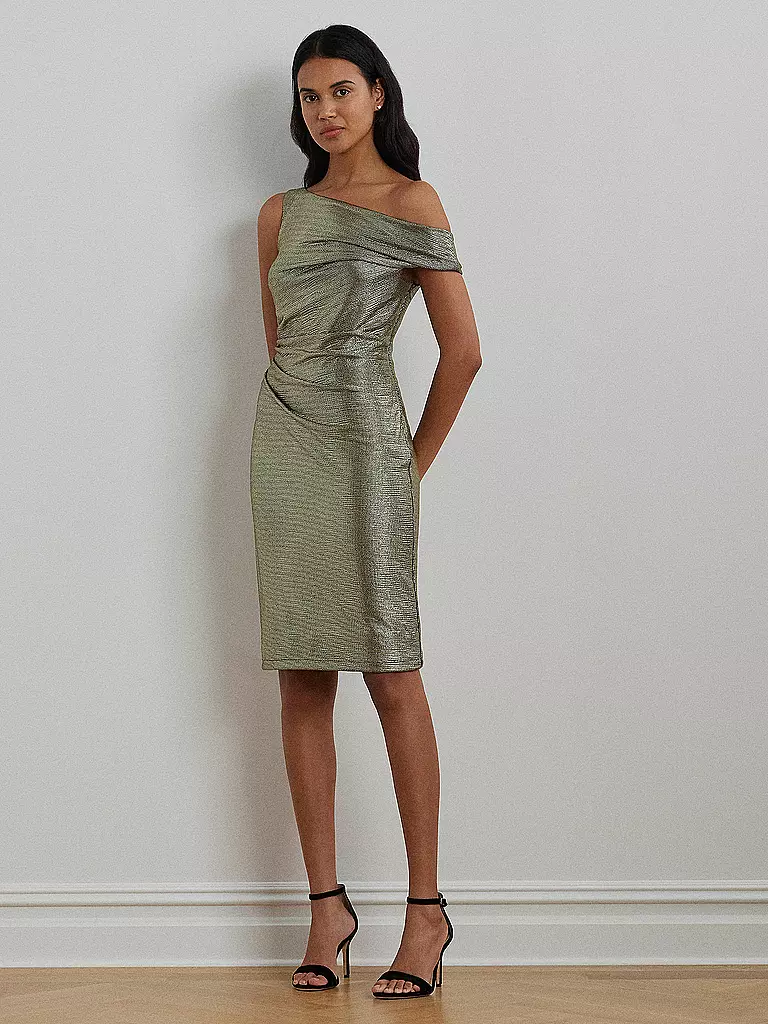 LAUREN RALPH LAUREN | Robe cocktail | gold