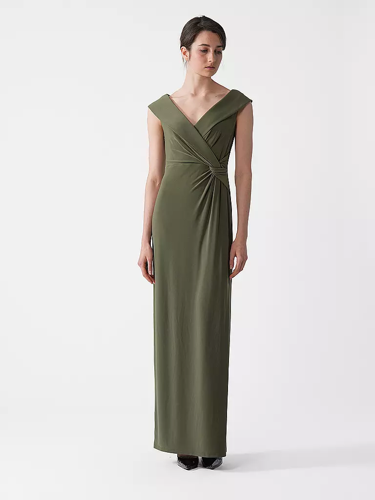 LAUREN RALPH LAUREN | Robe de soirée LEONIDAS | olive