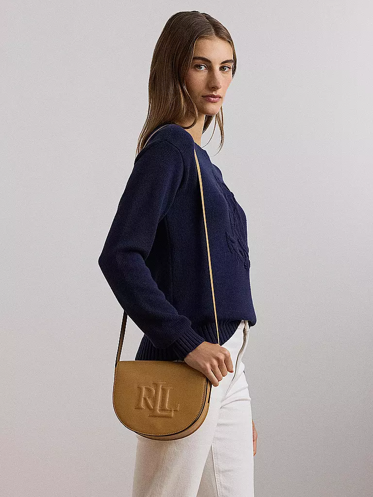 LAUREN RALPH LAUREN | Sac en cuir - Mini sac WITLEY Medium | beige