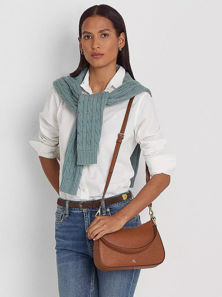 LAUREN RALPH LAUREN | Sac en cuir - Sac à main DANNI 26 Medium | braun