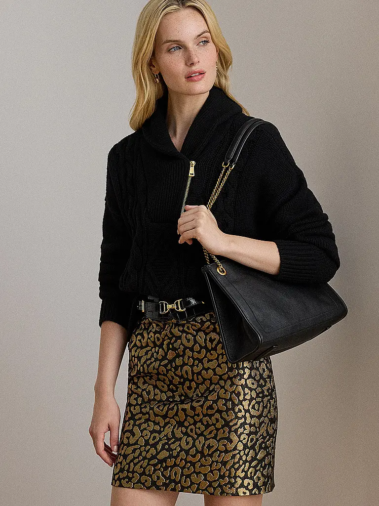 LAUREN RALPH LAUREN | Sac en cuir - Sac bandoulière BRADLEY Medium | schwarz