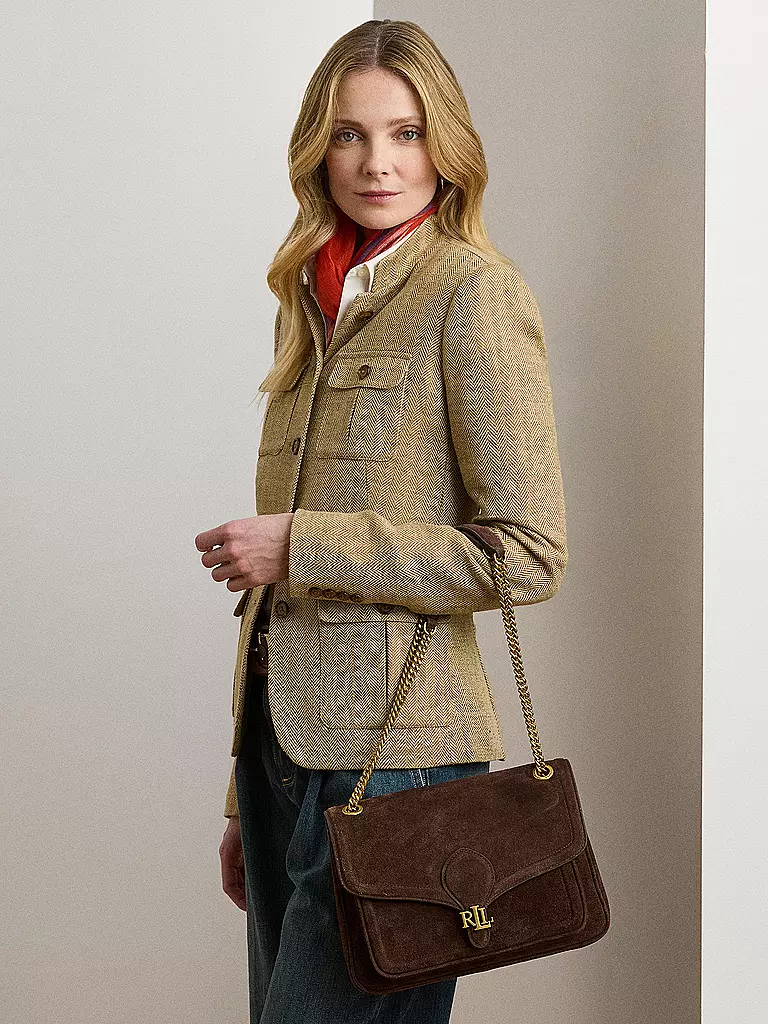 LAUREN RALPH LAUREN | Sac en cuir - Sac bandoulière BRADLYN Medium | braun
