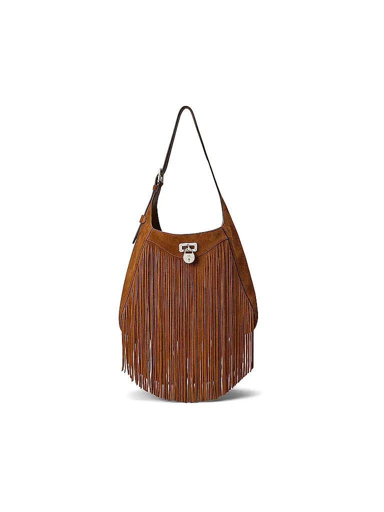 LAUREN RALPH LAUREN | Sac en cuir - Sac Hobo TANNER Large | Marron