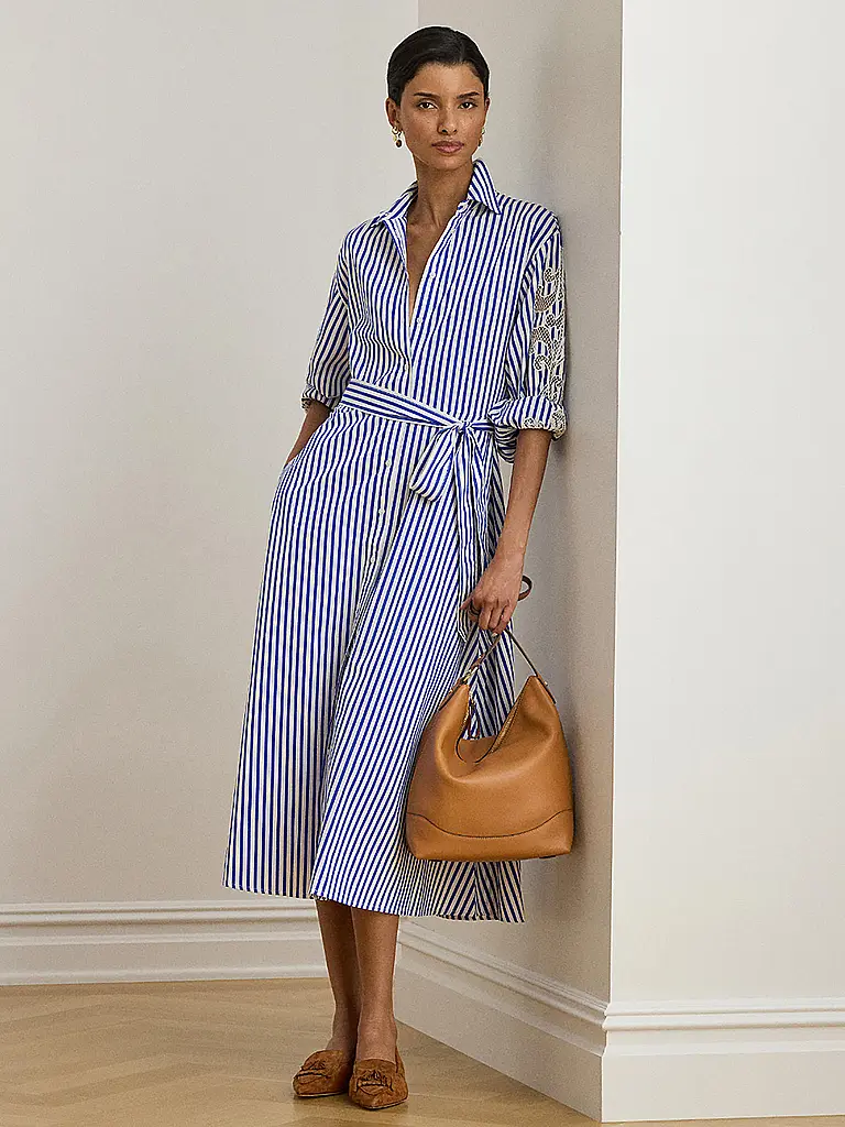 LAUREN RALPH LAUREN | Sac en cuir - Sac Hobo TASHA Large | Camel