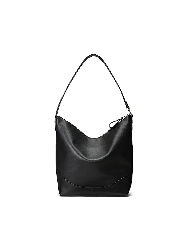 LAUREN RALPH LAUREN | Sac en cuir - Sac Hobo TASHA Large | Noir