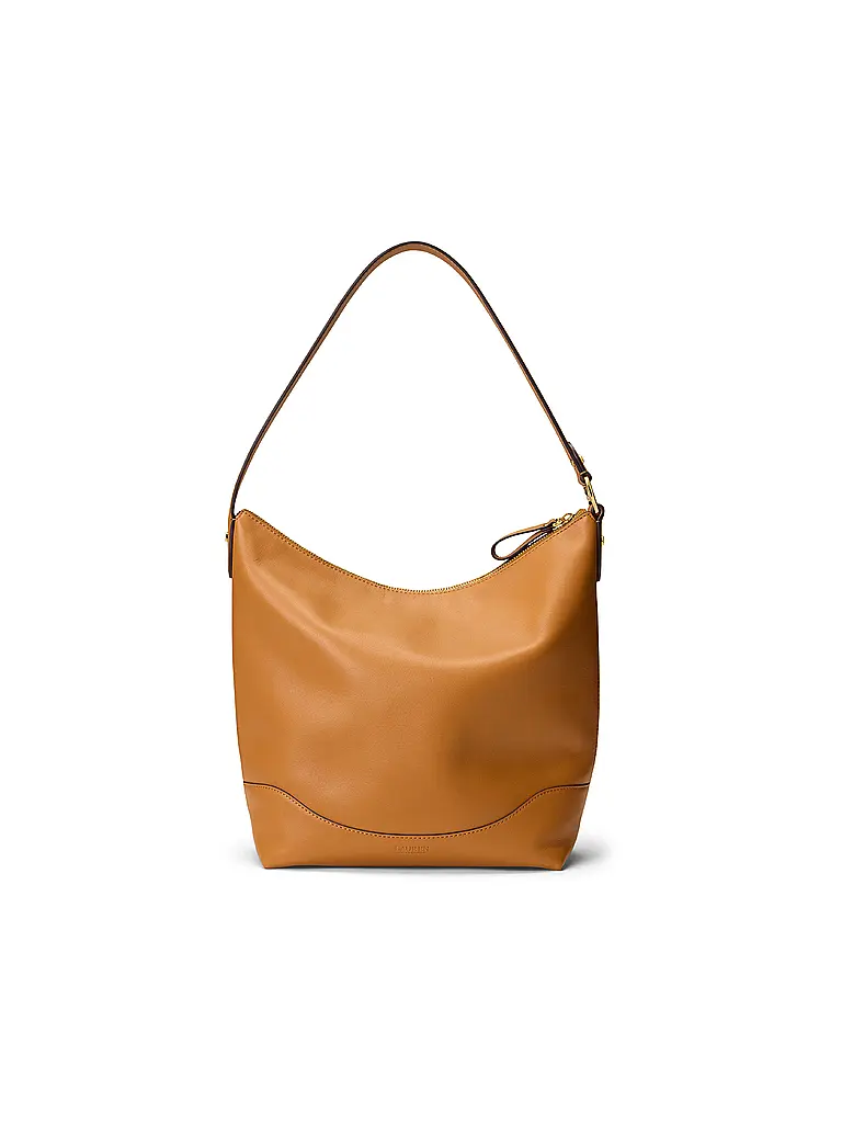 LAUREN RALPH LAUREN | Sac en cuir - Sac Hobo TASHA Large | Camel