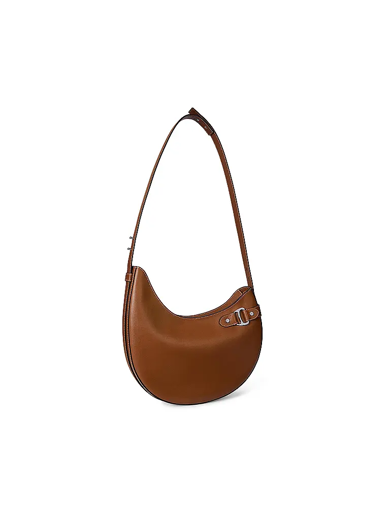 LAUREN RALPH LAUREN | Sac en cuir - Sac Hobo TASHA Large | Marron