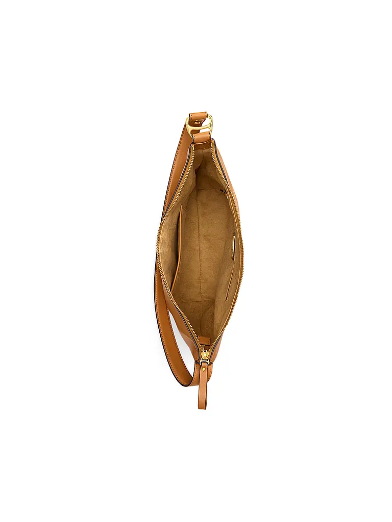 LAUREN RALPH LAUREN | Sac en cuir - Sac Hobo TASHA Large | Camel
