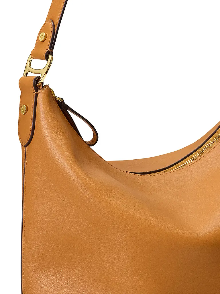 LAUREN RALPH LAUREN | Sac en cuir - Sac Hobo TASHA Large | Camel