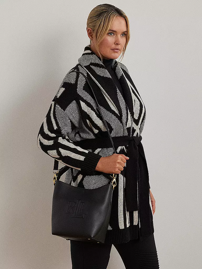 LAUREN RALPH LAUREN | Sac en cuir - Sac seau WITLEY | schwarz