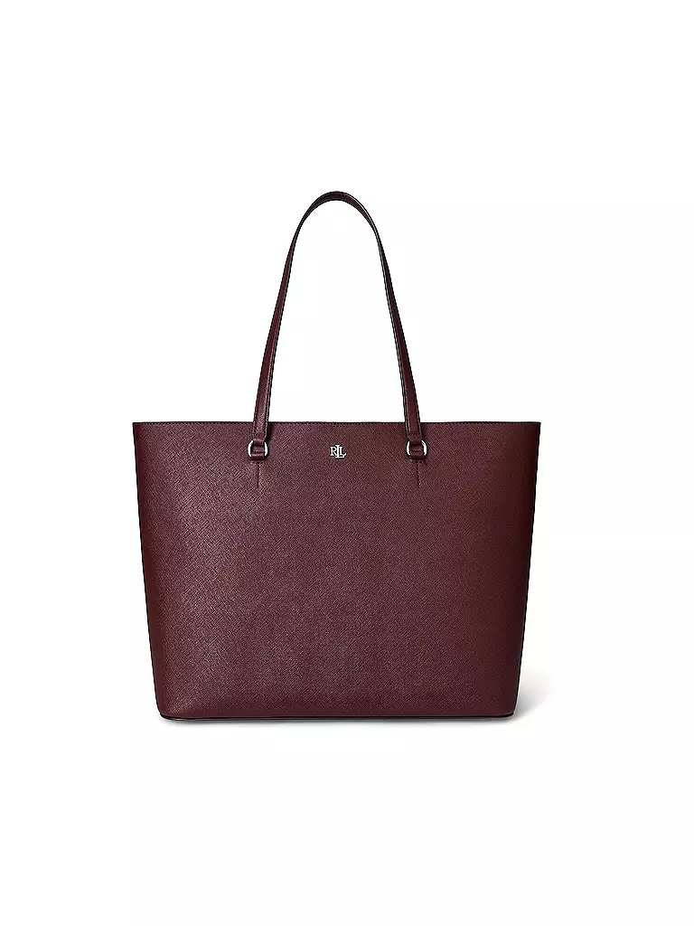 LAUREN RALPH LAUREN | Sac en cuir - Shopper KARLY Large | dunkelrot