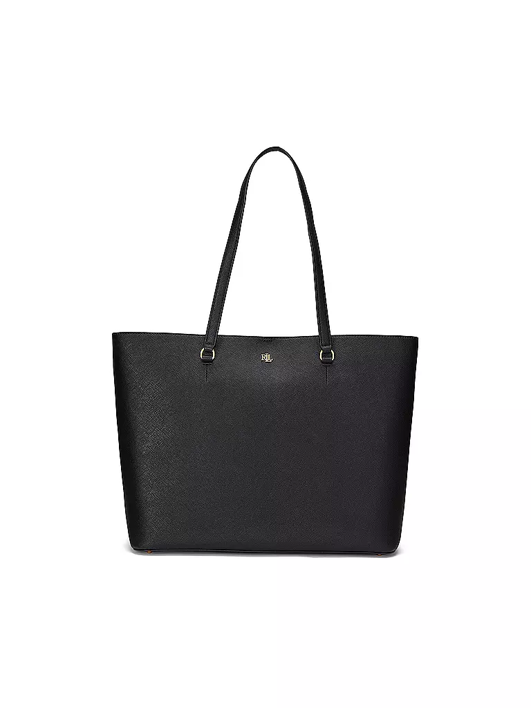 LAUREN RALPH LAUREN | Sac en cuir - Shopper KARLY TOTE Large | Noir