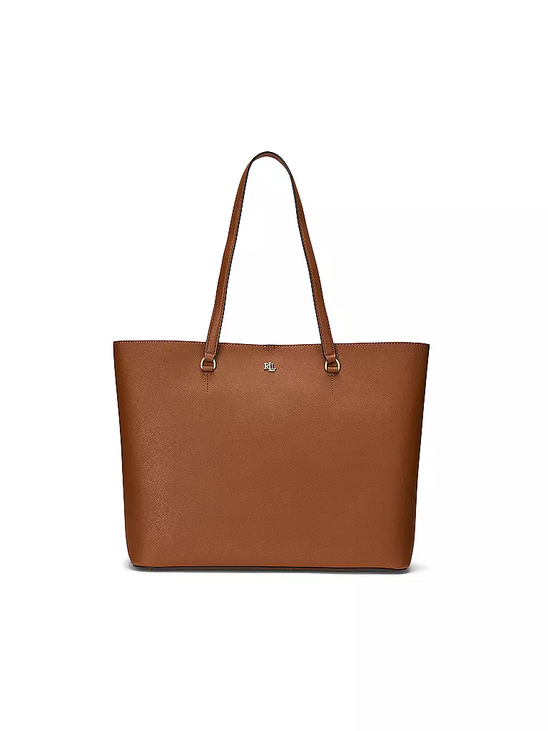 LAUREN RALPH LAUREN | Sac en cuir - Shopper KARLY TOTE Large | hellbraun